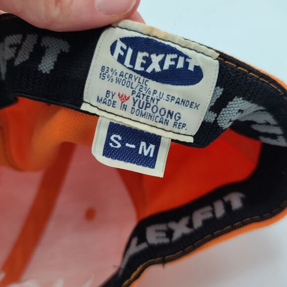 Embroidered Nona Orange Baseball Flexfit Hat Cap Fitted M/L Grandparent Grandpa - Picture 7 of 9